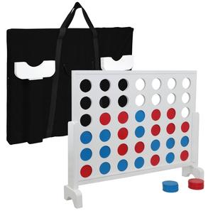 Trò Chơi 4 Hàng Bằng Gỗ Ngoài Trời 4 Hàng Lớn Bằng Gỗ 4 Hàng Rộng 26 Inch Bộ Trò Chơi 4 Dây Lớn Ngoài Trời & Trong Nhà Có Xu - Product Image 2