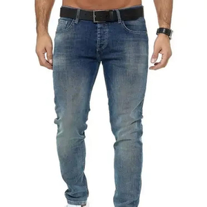 New Fashion Best Quality Men's Denim Jeans Custom logo Low Price Breathable Men Denim Jean's - Product Image 1