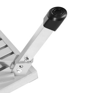 Nuovo Sgabello Pieghevole in Alluminio con Striscia Riflettente e Maniglia per Accessori Interni Camper - Product Image 6