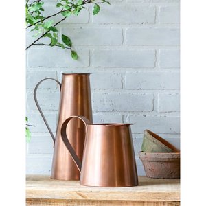 Carafe à eau vintage en cuivre pur, pichet à eau et théière en cuivre gaufré avec couvercle, décoratif et traditionnel - Product Image 5