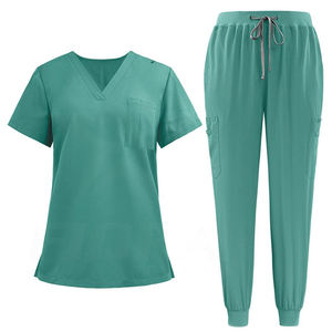 Premium <b>Scrubs</b> Sets Hospital Uniforms Nursing Uniform Sets <b>Plus</b> <b>Size</b> Fashion Top Pants Suits Women Men Nurse Customizable High - Product Image 2