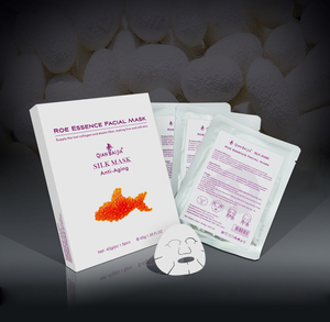 Masque facial anti-âge au caviar de luxe, masque en feuille hydratant et raffermissant anti-rides pour réduire les ridules et restaurer l'élasticité de la peau - Product Image 3