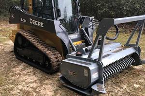 Baumalight Forestry Mulcher Skid Steer Attachment Hydraulic Brush Cutter Diesel Construction Use Heavy Duty <b>Pump</b> Motor Gear - Product Image 6