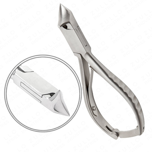 Coupe-ongles en acier inoxydable de haute qualité en forme de lune pour podologie et chiropodie, idéal pour les ongles épais des orteils et des doigts, OEM - Product Image 4