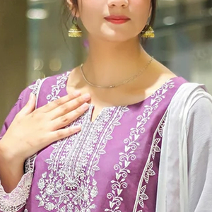 Ensemble shalwar kameez pakistanais pour femmes, en coton, kurta pyjama, tenue traditionnelle pakistanaise, shalwar kameez personnalisé avec dupatta - Product Image 4