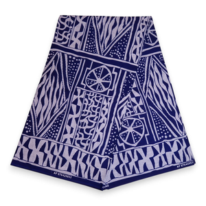 Tissu en coton 100% imprimé africain personnalisé et élégant pour vêtements de mode, avec logo personnalisé, marque, Nigeria, textile OEM - Product Image 3