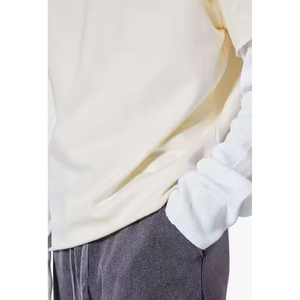 T-shirt décontracté pour homme à double couche, coupe ample, 100 % coton peigné, respirant, séchage rapide, motif lettres, haute qualité, fabriqué au Pakistan - Product Image 5