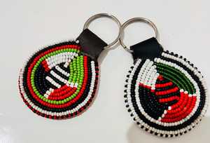 ALI FASHION ART AFA-01 Llavero de mosquetón y colgante para bolso personalizado, bordado a mano, ecológico, de fieltro tejido con patrón de frutas, Uttar - Product Image 2