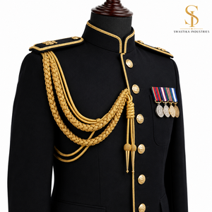 Cordons d'uniforme en fil d'or, aiguillettes, cordons de cérémonie, cordons d'épaule, avec embout métallique, en nylon, taille personnalisée, vente en gros, SUPER FORCE OEM - Product Image 6