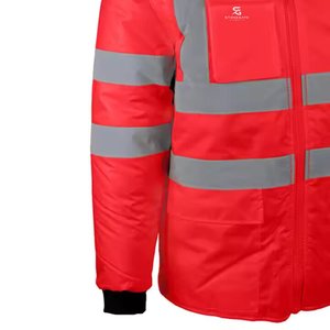 Men's Hi Vis Reflective Security <b>Workwear</b> Jacket Waterproof <b>Winter</b> Construction Safety Windproof Worker Jacket 2026 - Product Image 6