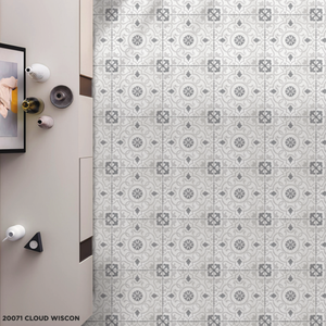 Colección Cloud, baldosas de porcelana mate de 300x300 mm, antideslizantes, para aplicación en pisos y paredes interiores y exteriores. - Product Image 5