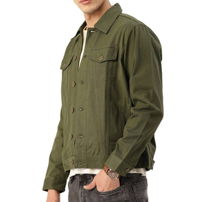 New Fashion Wholesale Plain Men <b>Denim</b> <b>Jackets</b> Wholesale Top Quality Jeans <b>Jackets</b> with customized colors Jeans Men's <b>Jackets</b> - Product Image 2