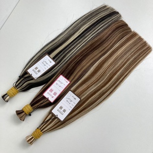 Extensions de cheveux humains Remy double trame, couleur piano, lisses, 18 pouces, vente en gros, origine Vietnam - Product Image 6