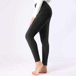 Jodhpurs à empiècements aux genoux, leggings d'équitation à assise intégrale en silicone, pantalons d'équitation respirants, culottes de sport modernes pour femmes, jodhpurs et culottes d'équitation - Product Image 5