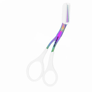 Ciseaux à sourcils pour femmes et hommes, ciseaux à sourcils en acier inoxydable, peigne antidérapant, ciseaux à sourcils par Apto Enterprises - Product Image 1