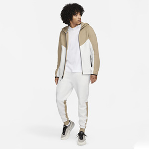 Ensemble de survêtement 2 pièces en polaire épaisse pour homme, taille élastique, personnalisable, avec sweats à capuche et pantalons de jogging unis – Qualité OEM - Product Image 4