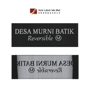 Étiquettes tissées sur mesure de qualité supérieure, découpées au laser, avec extrémités pliées, pour vêtements, lavables, ajoutez votre logo d'entreprise - Product Image 2