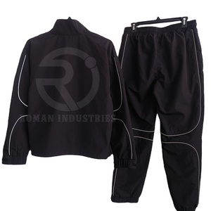 Survêtement unisexe de style décontracté pour hommes Coupe-vent en nylon personnalisé de haute qualité Ensembles de méthode de tissage tissé à séchage rapide - Product Image 6