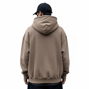 Sudadera con Capucha de Lujo Tallas Grandes 100% Algodón, Unisex, Corte Holgado, Suave, Transpirable, Estilo Casual Urbano Esencial - Product Image 2