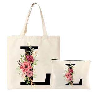 Bolsas de Compras de Algodón al por Mayor con Logotipo Impreso, Bolsas de Compras Orgánicas Personalizadas, Bolsa de Playa Grande de Lona Coreana con Estampado Personalizado - Product Image 3