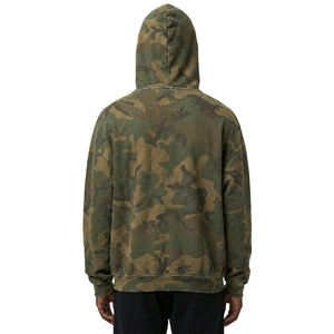 เสื้อฮู้ดซิปสไตล์สตรีทแวร์ลายพราง  รับสกรีนโลโก้และสีตามสั่ง  ผ้าฝ้ายฟลีซ ทรงปกติ  เสื้อฮู้ดซิปสำหรับฤดูหนาว - Product Image 2