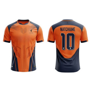 Maillots et uniformes de football pour hommes personnalisés OEM, best-sellers, imprimés par sublimation, respirants, extensibles, 100% polyester - Product Image 4