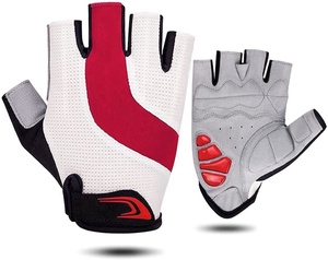 Gants de vélo pour hommes, matériau respirant, paume en cuir synthétique avec rembourrage en caoutchouc pour une meilleure adhérence, gant de vélo pour femmes - Product Image 1