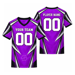 Nouvelle Arrivée Maillot de Foot Personnalisé OEM par Sublimation Col en V Maille Respirante Style Bretelles en T Unisexe Adulte Tenue d'Équipe Motif 3D 220g Plus - Product Image 4