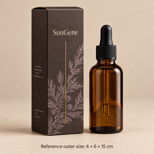 กล่องบรรจุภัณฑ์ขวดน้ำมันใส่เคราแบบกำหนดเอง SunGene กล่องกระดาษแข็งพิมพ์ลายพร้อมระบบล็อคอัตโนมัติ - Product Image 5