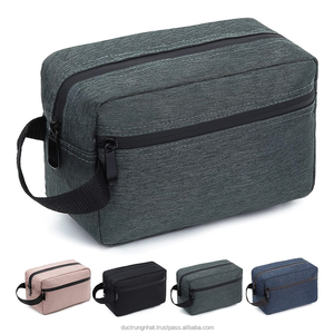 Vietnam Manufacturer's Custom Logo Large Capacity Portable Cosmetic <b>Bags</b>-PU Leather Mix Transparent PVC Makeup <b>Toiletry</b> Pouch - Product Image 6