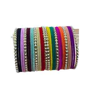 Factory Direct Sales Round Shaped Glass Bangles <b>Sets</b> Islamic Religious Women's Churiyan <b>Sets</b> for Adults Indian Bangles Jewelry - Product Image 1