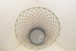 <b>Large</b> Capacity Metal Waste <b>Bin</b> for Kitchen Bathroom Bedroom - Product Image 3