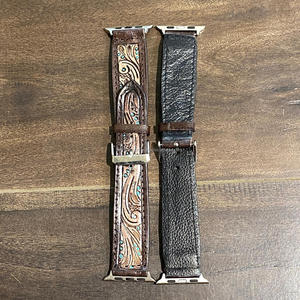 สายนาฬิกาหนังแท้สำหรับผู้ชายและผู้หญิงทำด้วยมือแบบวินเทจสายนาฬิกาสำหรับเปลี่ยนของขวัญ - Product Image 6