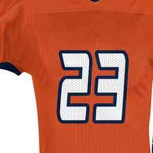 Uniforme de Fútbol Americano Personalizado de Primera Calidad para el Día del Partido, con Mangas Cortas, Talla Grande, 100% Poliéster, Logotipo del Equipo Bordado - Product Image 3