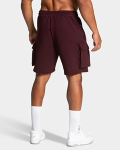 <b>Men</b>’s Lift Cargo <b>Shorts</b> 360 GSM, Regular Fit, Elastic Waist with Drawstring, Zipped Pockets & Side <b>Patch</b> Cargo Pockets - Product Image 2