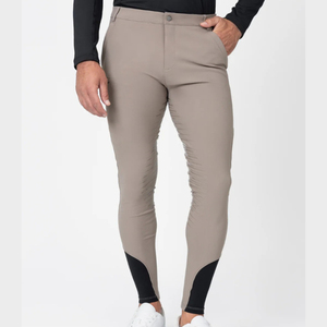 Pantalon d'équitation pour homme de haute qualité, coupe ajustée, matière extensible, respirant, pantalon d'entraînement d'équitation, pantalon d'équitation personnalisé - Product Image 1