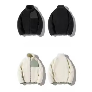 Veste polaire à capuche imperméable et respirante pour homme, motif réfléchissant, couleur unie, poches, fermeture éclair, personnalisable en usine - Product Image 5