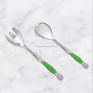 Servidor de Ensaladas de Acero Inoxidable con Agarre Perfecto que Garantiza un Manejo Cómodo y Fácil para un Servicio de Alimentos Suave y Eficiente - Product Image 1