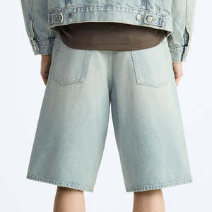 Shorts en jean baggy vintage Best2025 pour hommes – Vente en gros de shorts de travail amples pour hommes - Product Image 4