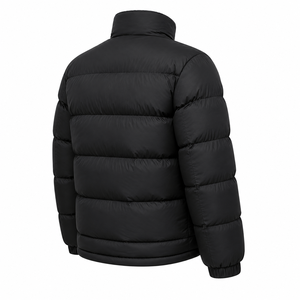 High Quality Solid Color Men Puffer Jacket Thick Padding Windproof Cold Resistant Stand Collar Plain Male Winter <b>Bubble</b> <b>Coat</b> Lot - Product Image 4