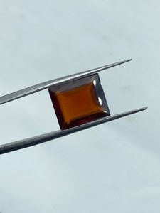 Brown <b>Colour</b> 2Pcs Natural Hessonite Gemstone Faceted Stone 16.15Cts For Jewelry Making - Product Image 5