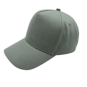 Gorra de Béisbol Verde al por Mayor, Gorra de Algodón Ajustada para Adultos, Uso Casual, Color Sólido, Tela Twill - Product Image 3