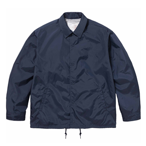 Nylon Hip Hop Street Wear Plain <b>Black</b> Jacket Waterproof Lightweight <b>Windbreaker</b> for Men - Product Image 6