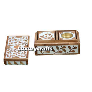 Artisanat de luxe nouveau Design fait à la main incrustation de nacre brûleurs à bois gingembre et pin parfumé pour le nouvel an décor à la maison bas prix - Product Image 1