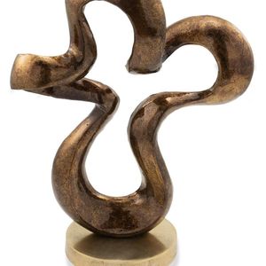 Sculpture abstraite moderne, décoration artistique de table, forme irrégulière, design fait main pour le salon - Product Image 5