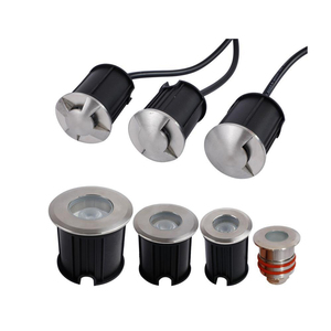 <span class=keywords><strong>Projecteur</strong></span> paysager extérieur IP65 24V en acier inoxydable 1W 3W Mini <span class=keywords><strong>LED</strong></span> Encastrable Étanche pour marches et piscines - Product Image 4