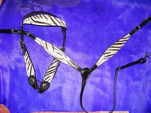 Collarín de Piel Natural de Alta Calidad, Duradero, Color Personalizado, Diseño Nuevo, Estilo Ecuestre Occidental, Juego de Collarín para Caballo - Product Image 4