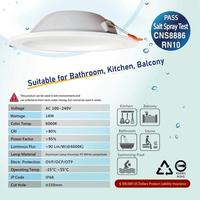 Cache-éclairage LED en polycarbonate blanc de qualité supérieure, ignifuge et durable, pour plafonnier encastré