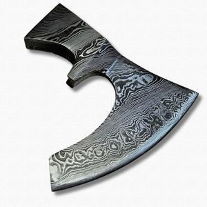 Hacha Tomahawk Jexmoo DIY de Acero de Damasco de Calidad Premium, Hecha a Mano, con Funda de Cuero, Regalo para Papá, para Actividades al Aire Libre - Product Image 5