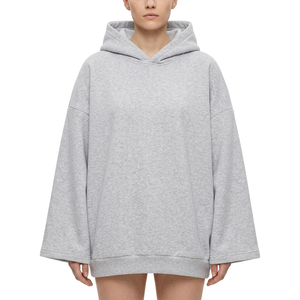 Hoodies personnalisés à manches ouvertes pour femmes, vêtements streetwear en gros, fabricant de pulls en molleton, approvisionnement de marque en gros - Product Image 3